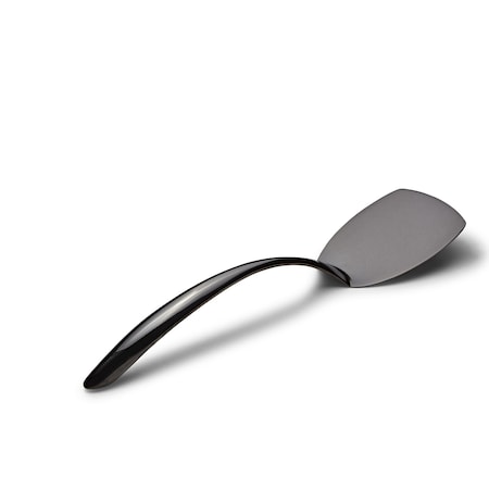 Bon Chef Ez Use Banquet Serving Solid Turner 14.75" W/Holl Cool Hndl - Black 9459B
